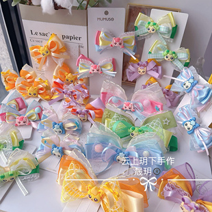 奇妙萌可头饰女童头饰宝宝发卡小女孩发圈顶夹爱心萌可Lolita发夹