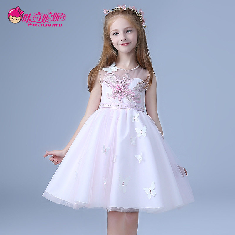 夏季新款女童礼服裙主持人公主裙花童蓬蓬裙婚纱裙短款演出表演服,童装/婴儿装/亲子装,儿童礼服,淘宝优惠券,粉丝福利购,淘宝优惠卷