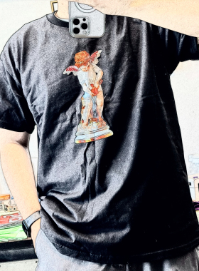 19SS Cupid Tee 爱神 丘比特 圆领短袖T恤 天使 雕塑