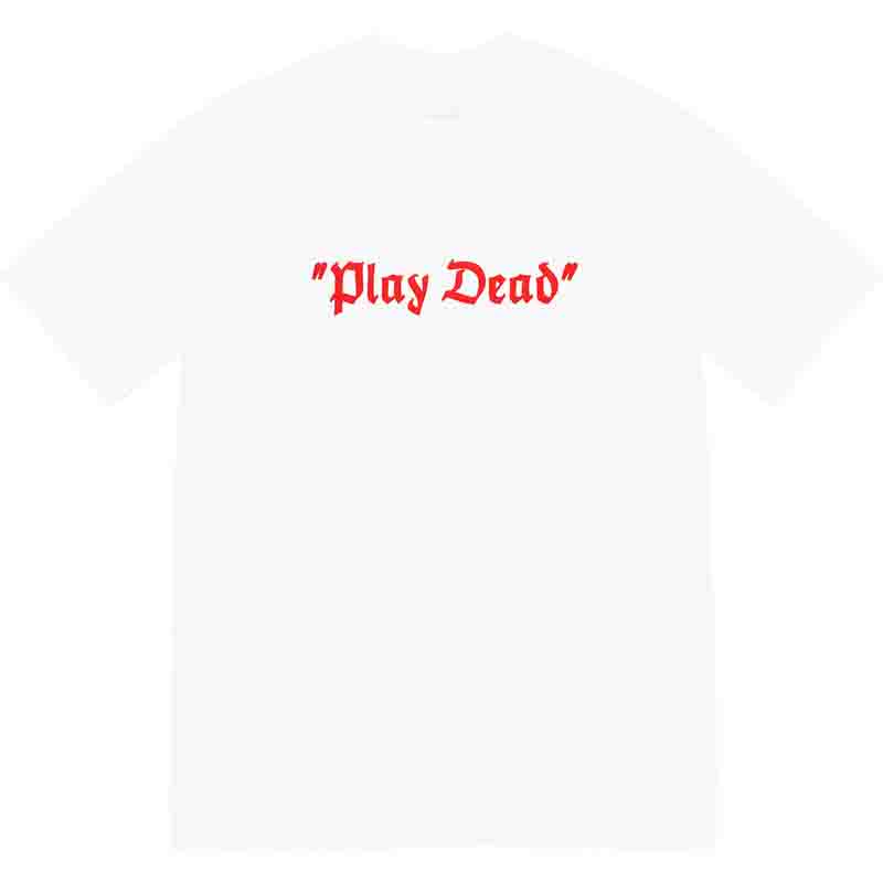 ZUPONE美潮新款 22FW Play Dead Tee 影片纪念款bogo短袖T恤