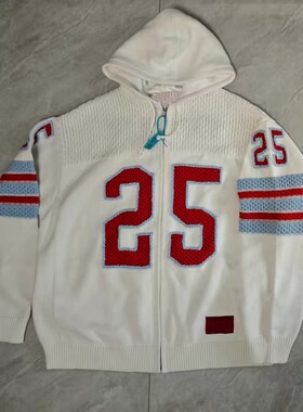 SS25 Sport Zip Up Hooded Sweater连帽拉链长袖针织连帽潮流卫衣