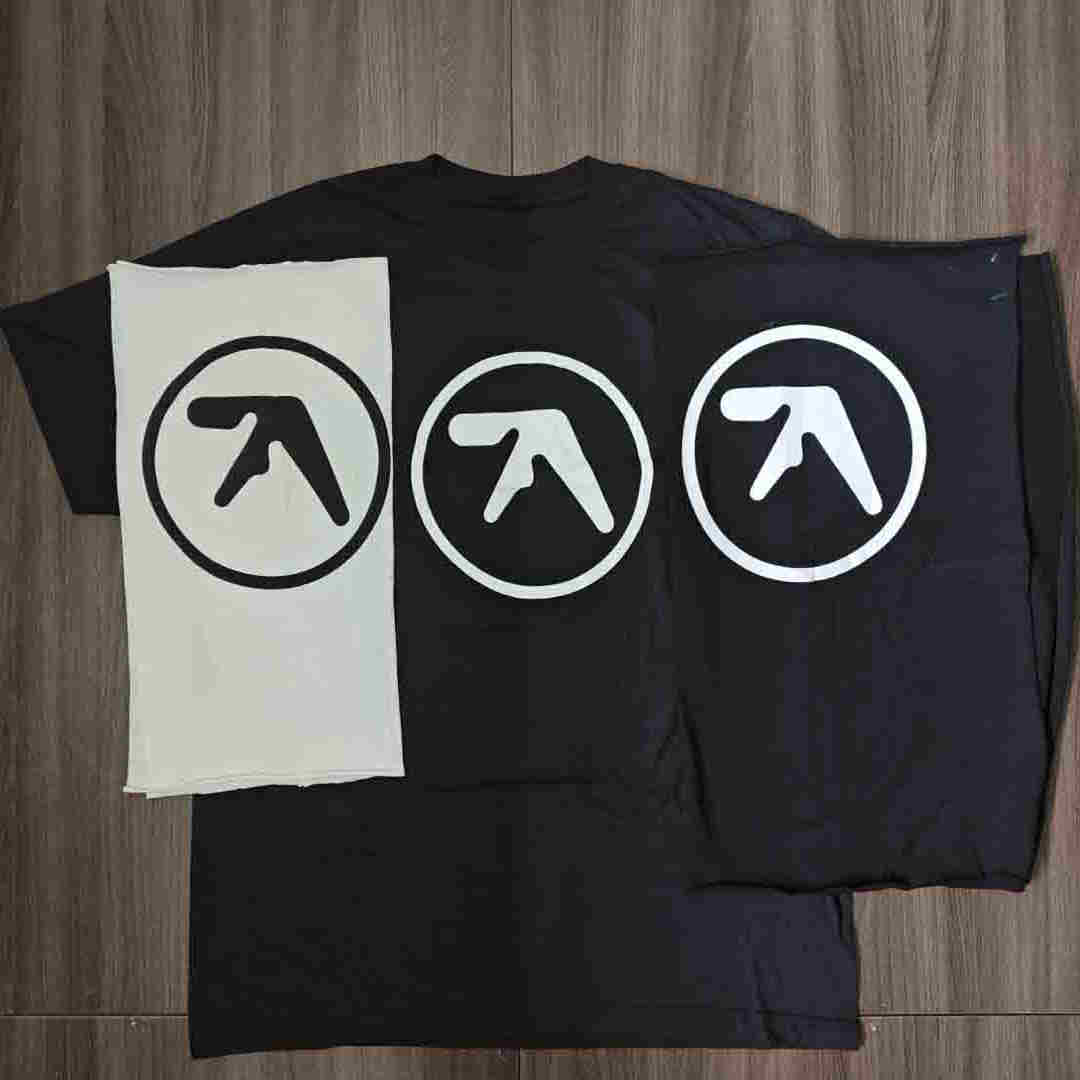 原创美潮SS25 Aphex Twin Ambient Works Tee胸前印花LOGO短袖T恤