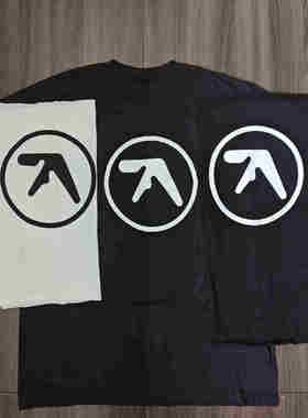 原创美潮SS25 Aphex Twin Ambient Works Tee胸前印花LOGO短袖T恤