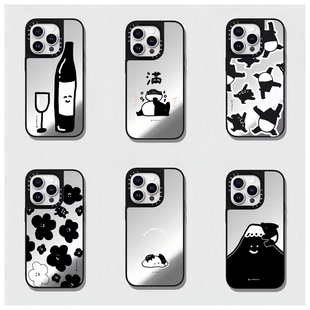 15Magsafe磁吸华强北代购 CASETi手机壳联名艺术家Cherng LAIMO快乐世界苹果16pro max适用iPhone14plus13