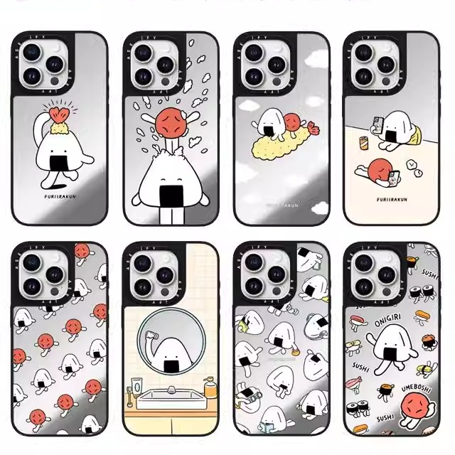 CASE联名FURIIRAKUN可爱饭团iPhone16promax苹果15promax手机壳14pro防摔17promax1312Magsafe磁吸华强北代购