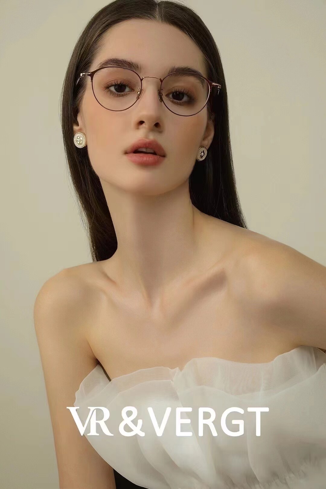 vr&vergt8315 韩国设计 眼镜框 男 复古圆形 钛架超轻 近视镜架女