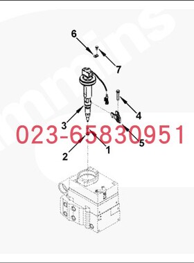 适配Cummins康明斯柴油发动机KTA9油嘴2867149喷油器单钢轮压路机