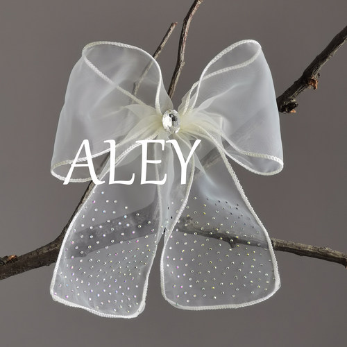 ALEY韩单超仙雪纱大蝴蝶结多彩闪钻发夹女芭蕾风婚礼婚纱生日配饰