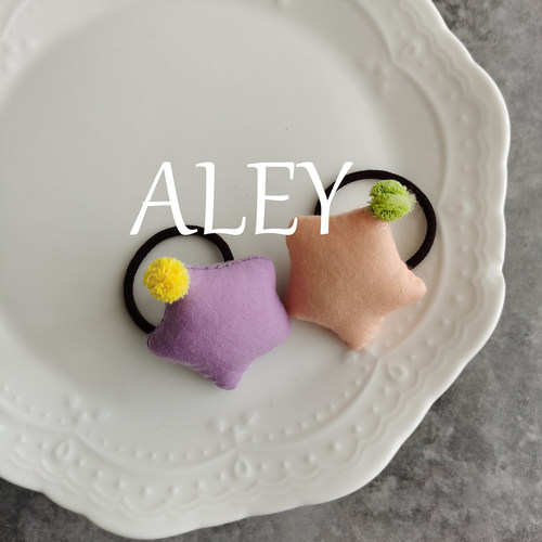 国货精品可爱星星布艺发圈女童发饰婴幼儿童头绳女童发绳甜美头饰