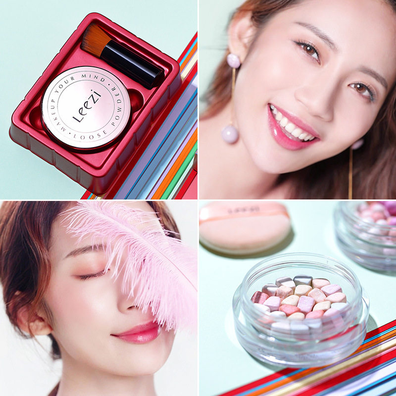 莉兹幻彩流星粉球彩虹光芒散粉定妆粉匀致透亮不脱妆保湿控油带刷在类目 彩妆/香水/美妆工具, 蜜粉/散粉中 - 来自Buy2taobao.com提供专业的淘宝代购服务