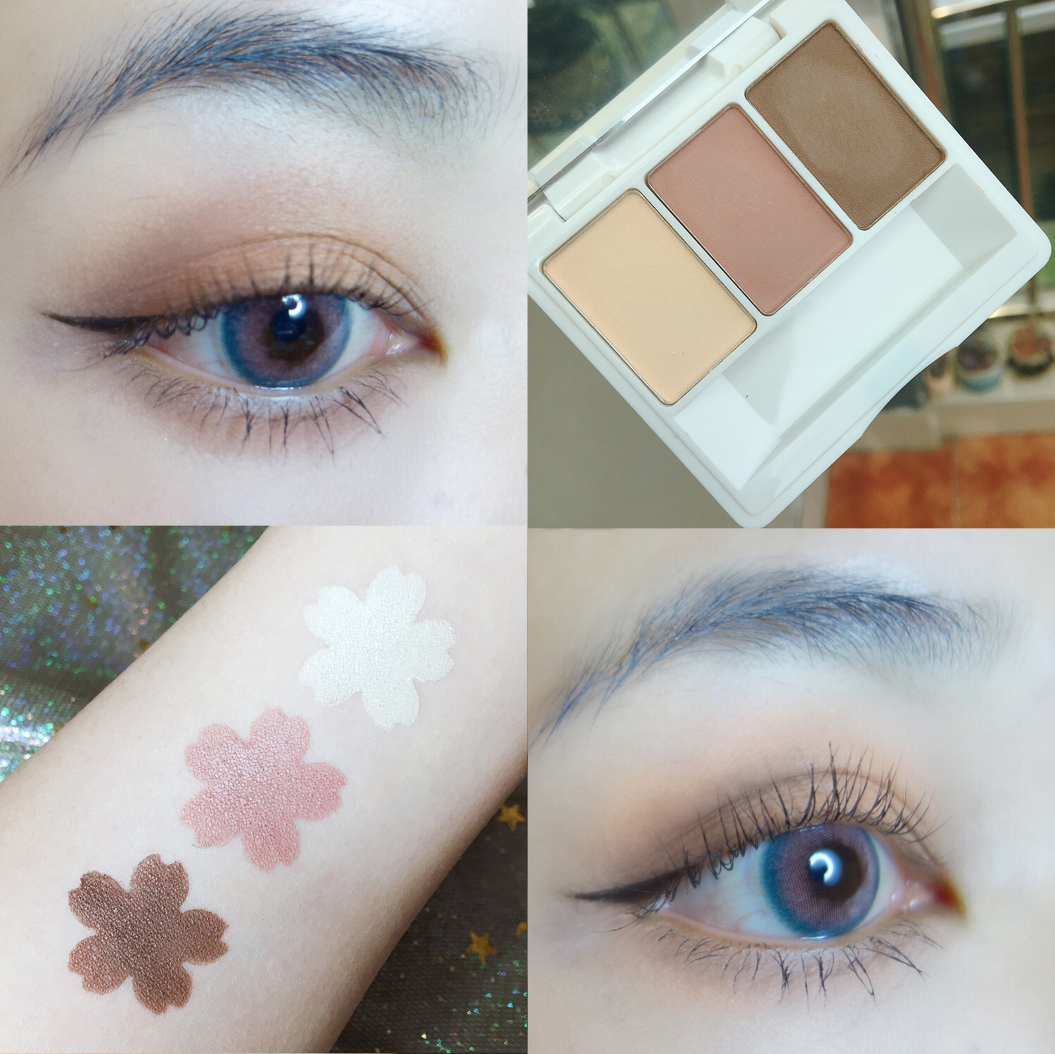 仙蒂妮卡cindy nick全哑光持久眼影盘大地色烟熏奶茶色系学生平价