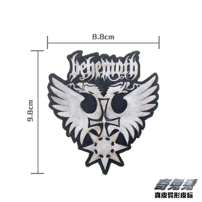 Behemoth乐队Logo真牛皮标