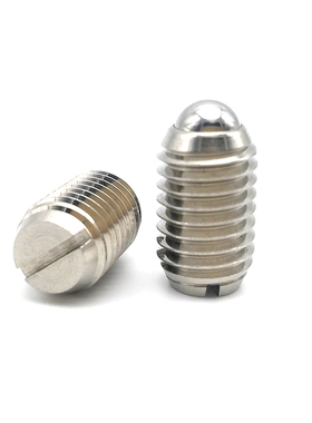 一字槽球头柱塞ZAJ05/C-BPEU3/4/5/6/8/10/12/16/20/24弹簧顶丝