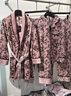 高端轻奢女士秋冬季睡衣海岛绒