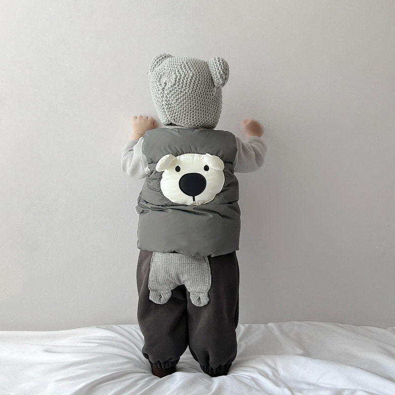 潮酷男童棉马甲三件套冬季婴儿衣服加厚百搭打底衫宝宝保暖束脚裤,童装/婴儿装/亲子装,儿童运动套装,淘宝优惠券,粉丝福利购,淘宝优惠卷