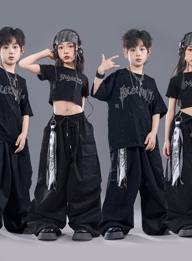 快乐崇拜逆战孤勇者奇迹再现badboy儿童舞蹈衣服表演出服装yesok