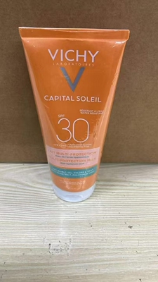 法国版VICHY薇姿海滩全效清透舒缓低敏防晒乳SPF30保湿清爽200ml