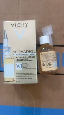现货 Vichy薇姿玻色因抗老精华30ml 提拉紧致MENO5双重精华液28年