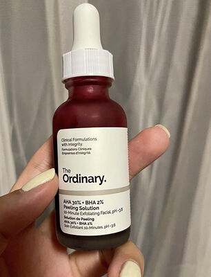 The Ordinary 30%果酸精华面膜水杨酸精华控油改善痘印去闭口粉刺