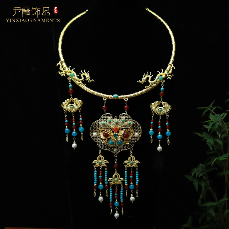 富贵汉服搭配三生令流苏饰品古风