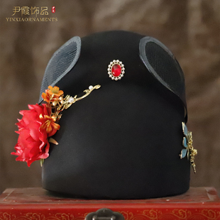 唐制新郎官帽子古装结婚乌纱帽古风婚嫁帽中国风摄影样片道具原创