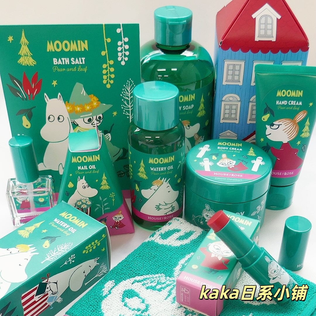 11月限定梨子树叶香！日本house of rose姆明身体乳护手霜沐浴露