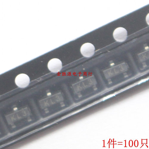 贴片三极管 BAT54C BAT54S SOT23 丝印 KL3 L43 KL4 原装(100只)
