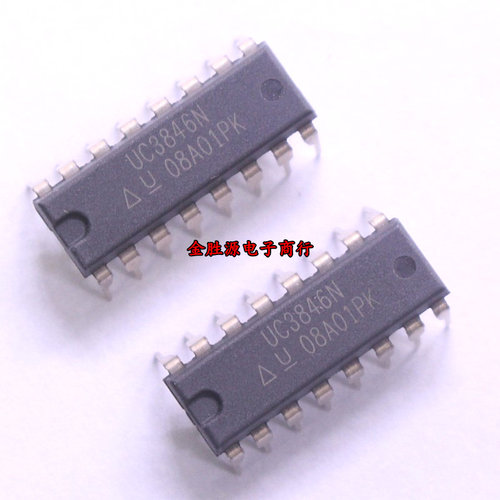 芯片 IC UC3846N UC3846 DIP16 直插 脉冲宽度调制器 原装