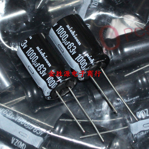 日本尼吉康电解电容 63V1000UF 1000UF 63V 16*25 VZ系105度 原装