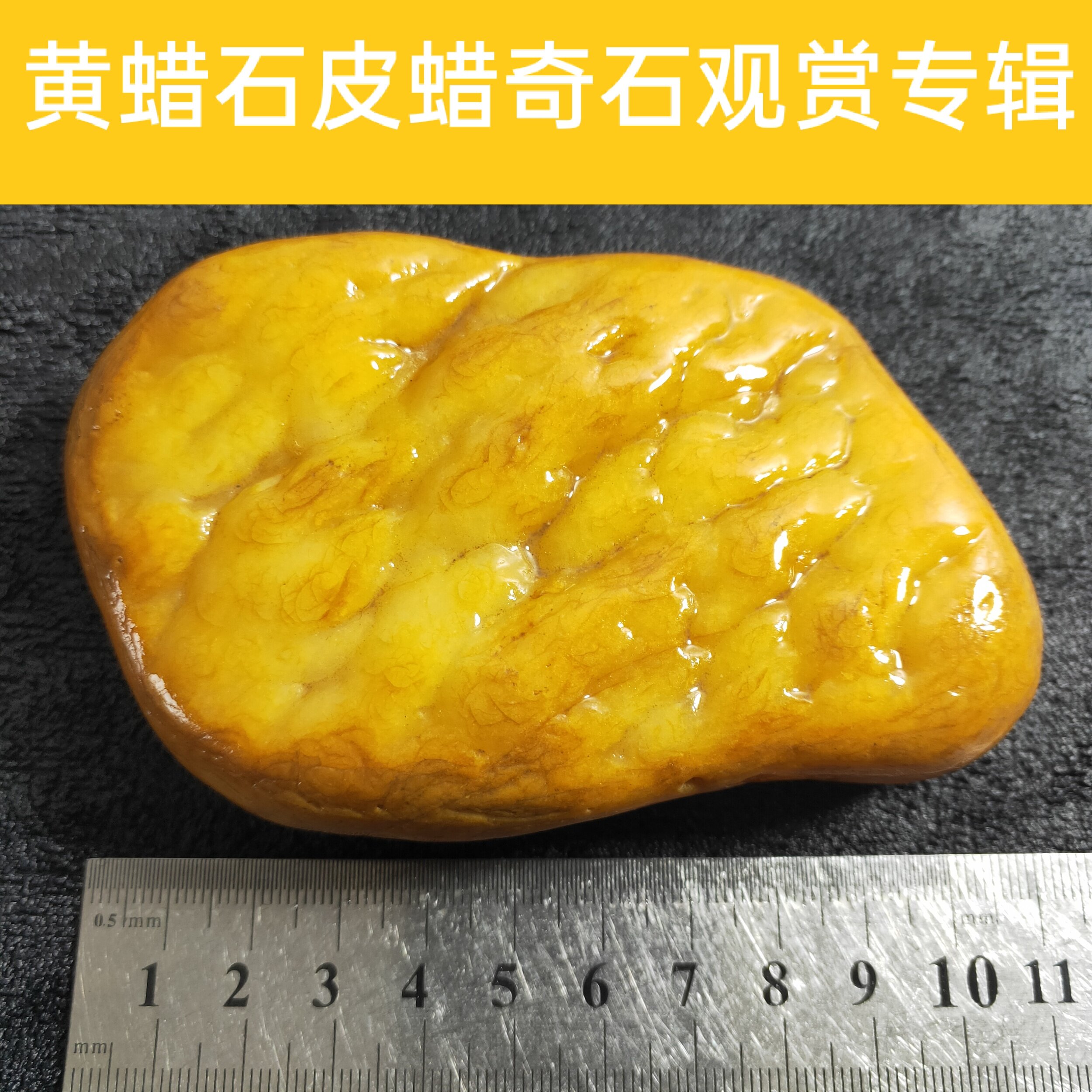 天然原石黄蜡石摆件鱼缸造景石观赏石奇石皮蜡珍珠皮孔雀皮竹叶纹