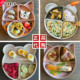 防摔 丹麦Liewood硅胶四分格餐盘婴幼儿童宝宝辅食餐具卡通动物