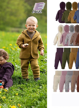 1件9折丹麦Engel长袖连体衣 连帽上衣 裤子秋冬100%羊毛外套软糯