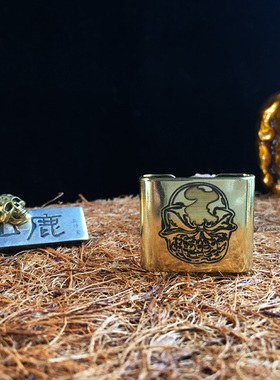 【山鹿 / 施特林骷髅】表扣带扣钢火风格steelflame3D雕刻个性EDC