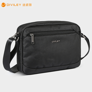 威豹迪威丽牛津布包男横款防水尼龙包韩版超轻斜挎小包男包单肩包
