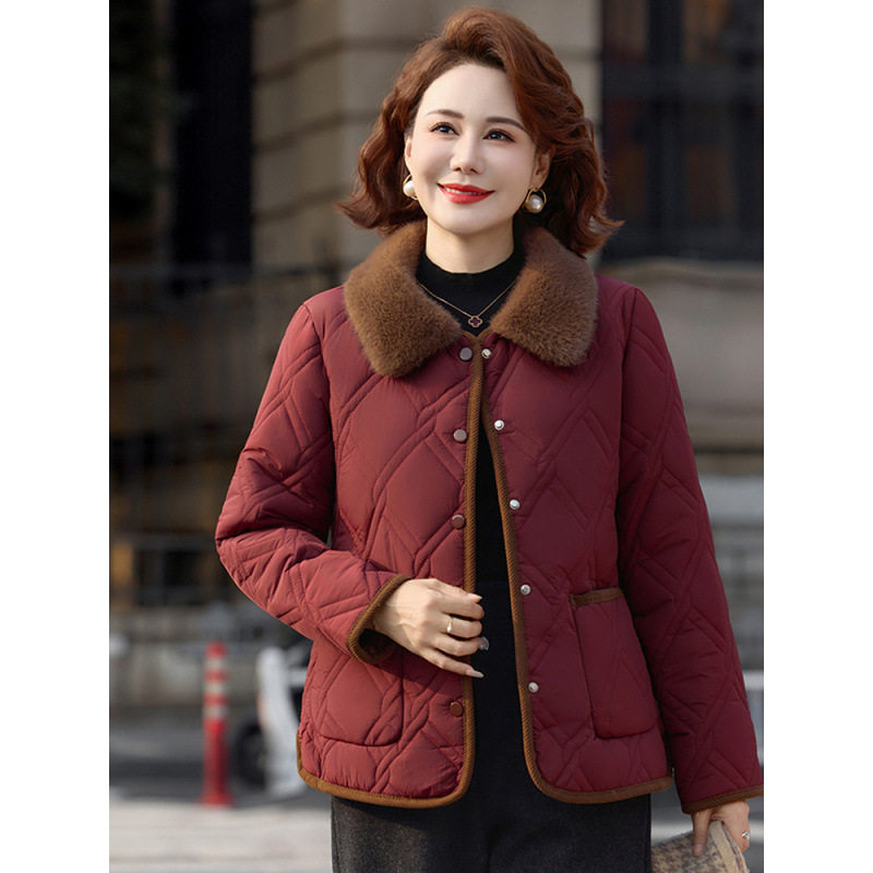 中老年女装短款棉衣冬季棉服妈妈装棉袄时尚气质洋气减龄棉衣外套,女装/女士精品,中老年女装,淘宝优惠券,粉丝福利购,淘宝优惠卷
