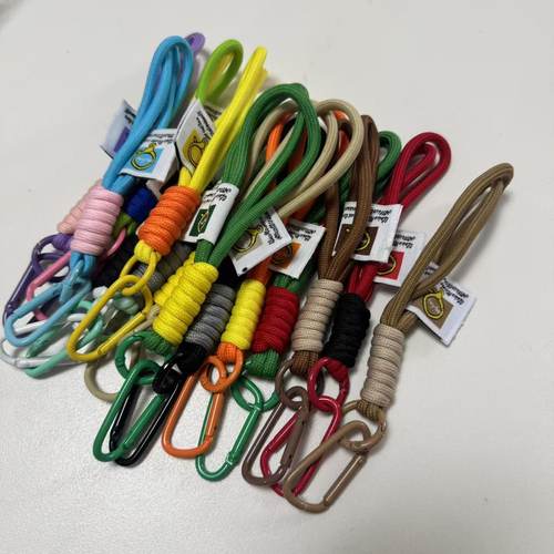 车挂diy配件泡泡玛特后视镜挂绳毛绒娃娃钥匙扣登山扣挂绳手机链