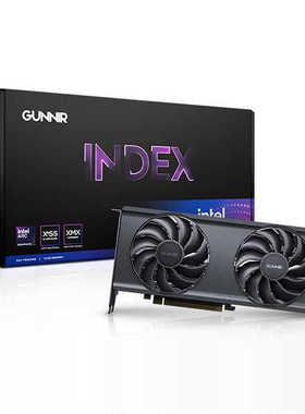 Intel蓝戟 B580 index 12G 显卡游戏剪辑设计渲染高清娱乐 双风扇