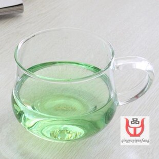 耐热兰雅玻璃杯柠檬泡花茶杯 办公过滤耐高温透明窈窕水杯子