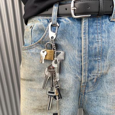 Addressunknown复古cleanfit设计感钥匙串串扣潮流配件ins款