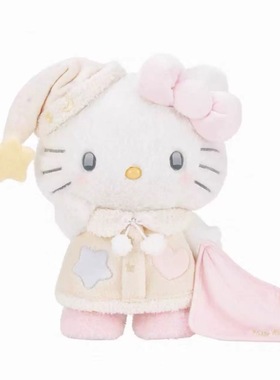 国内限定三丽鸥sanrio好梦晚安系列公仔挂件kitty美乐蒂必爱诺