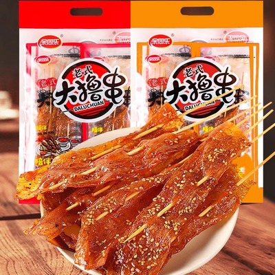 余同乐老式大辣串大撸串辣条甜辣味素食豆制品怀旧儿时零食小吃