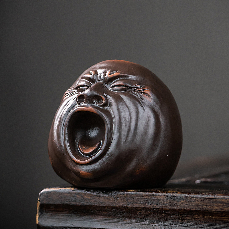 紫砂茶宠摆件精品可养打哈欠