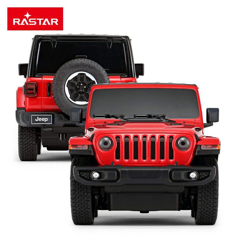 RASTAR星辉吉普jeep电动遥控玩具车儿童手柄酷跑越野车仿真模型车