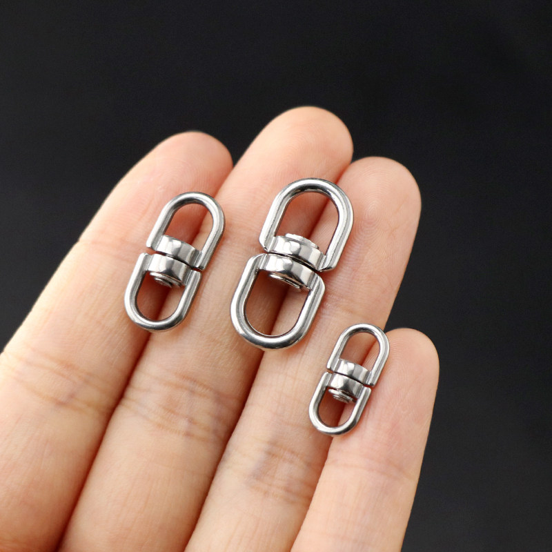 304不锈钢迷你8字万向扣360°可旋转钥匙扣多功能挂扣连接饰品扣,户外/登山/野营/旅行用品,挂扣,淘宝优惠券,粉丝福利购,淘宝优惠卷