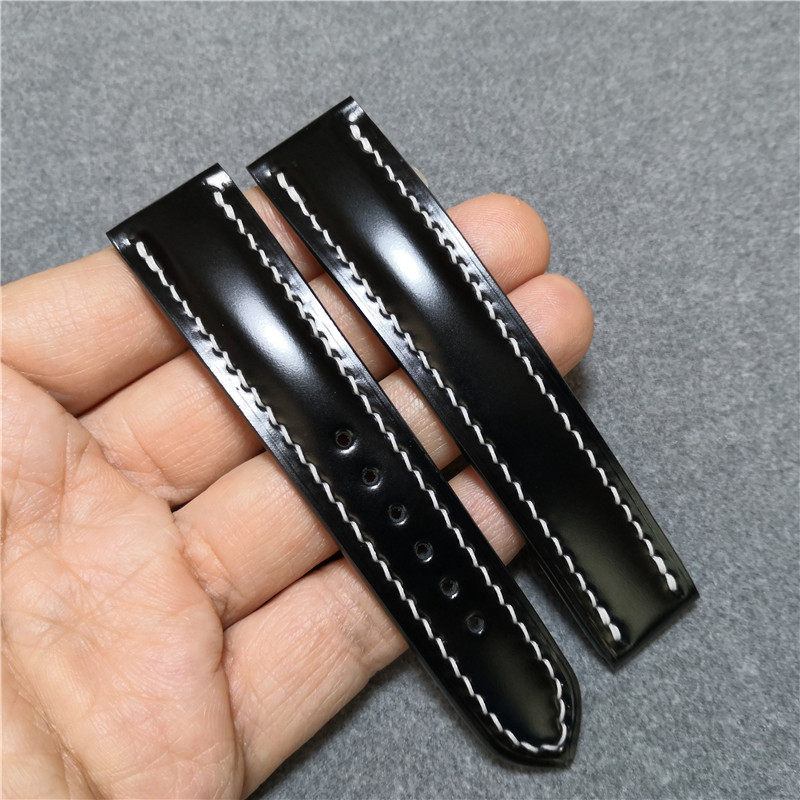 手工定制欧米伽真皮马臀皮表带