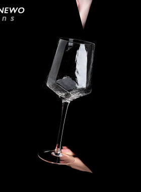 {乘春杯 才子乘春览物华}中古杯锤纹钻石杯红酒杯 葡萄酒杯子家用