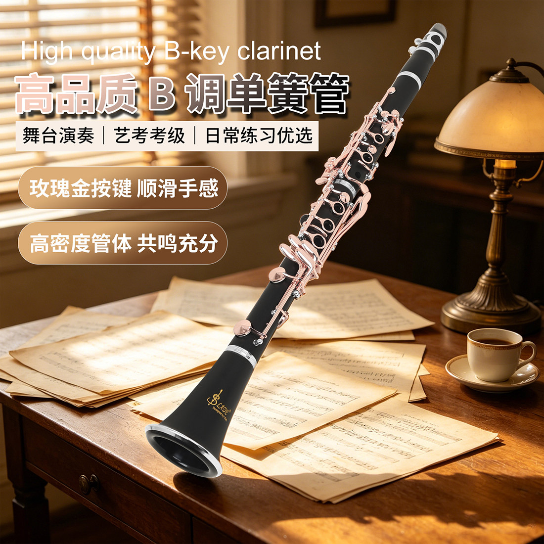LDC820单簧管17键ABS管体初学者