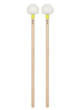 DY-03木杆白色毛毡头定音鼓槌手感舒适枫木轻便木纹均匀质地坚硬