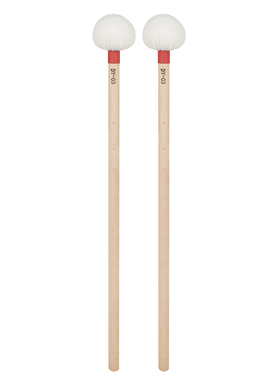 DY-03木杆白色毛毡头定音鼓槌手感舒适枫木轻便木纹均匀质地坚硬