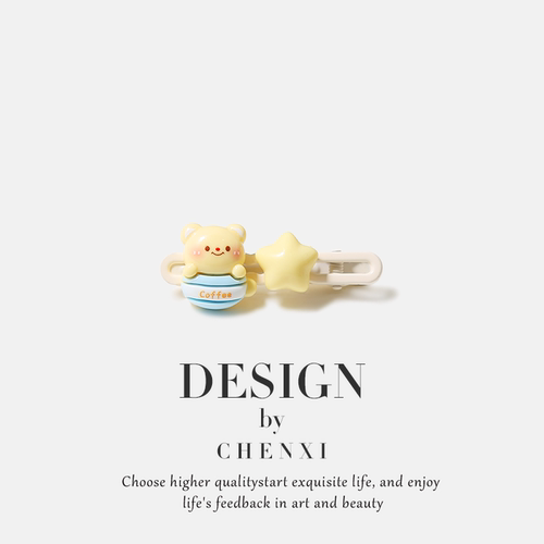 原创设计发卡其他甜美小熊发饰